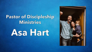 Welcome New Pastor of Discipleship Ministries